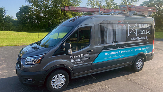 DG Heating and Cooling Service Vehicle
